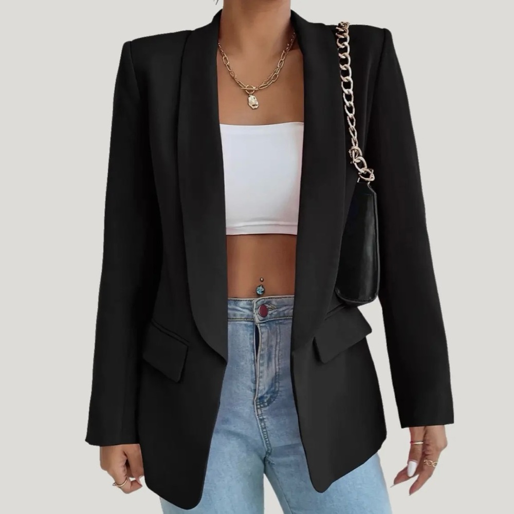 Long sleeve open front Blazer